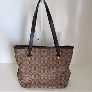 Coach Monogram Tote Bag